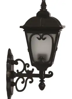 Lampă de perete de exterior BAP 16 Outdoor Wall Lamp, Negru, 28x50x20 cm