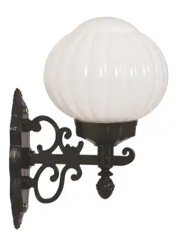 Lampă de perete de exterior BAP 567 Outdoor Wall Lamp, Negru, 28x40x23 cm