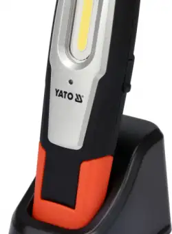 Lampa magnetica cu acumulator YATO 3W COB led reincarcabila USB 350lm