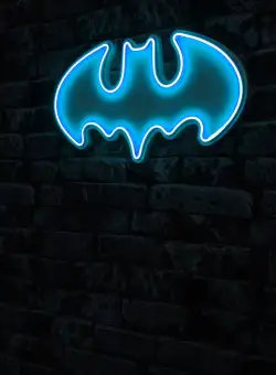 Lampa Neon Batman Bat Light, Albastru