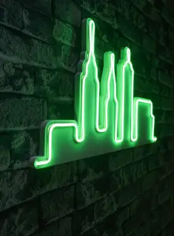 Lampa Neon City Skyline