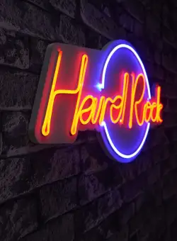 Lampa Neon Hard Rock, Albastru