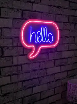 Lampa Neon Hello, Roz