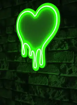 Lampa Neon Melting Heart