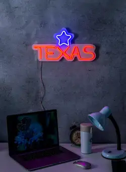 Lampa Neon Texas Lone Star