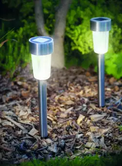 Lampa solara LED pentru exterior - 190 x 45 mm, metal