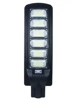 Lampa Stradala LED cu Incarcare Solara, 4U®, 300W, senzor miscare, acumulator intern, telecomanda