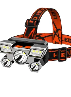 Lanterna Cap MRG MXY501, Reincarcabila, 9 Led, Negru C721