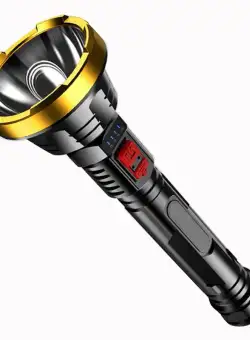 Lanterna Lunga MRG MF901 , Reincarcabila , Plastic, USB, Negru C841