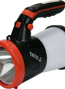 Lanterna pistol LED 3 in 1 YATO 530lm IP54 3.7V Li-Ion 4400 mAh 500m ABS