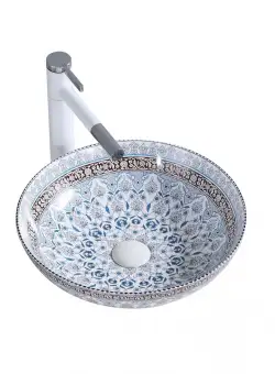 Lavoar Arte motive florale ceramica sanitara - 40 cm