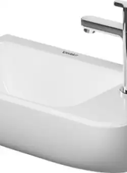Lavoar asimetric Duravit ME by Starck 40x22cm fara preaplin orientare dreapta