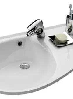 Lavoar asimetric Ravak Avocado Comfort R 95x53cm orientare dreapta compozit