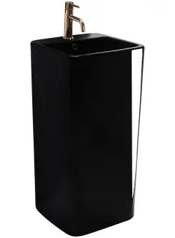 Lavoar de podea freestanding Ceramic MIA Negru Black