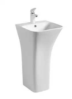 Lavoar de podea freestanding Rea Ada Slim Alb