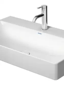 Lavoar Duravit DuraSquare 80x47cm montare pe mobilier WonderGliss alb