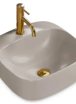 Lavoar pentru blat Rea Luiza 42 Grey MAT