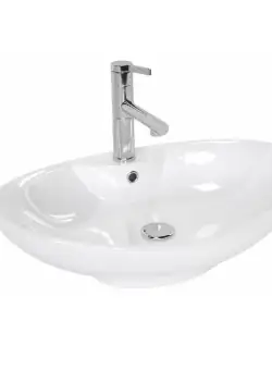 Lavoar Rosa Alb ceramica sanitara - 66 cm