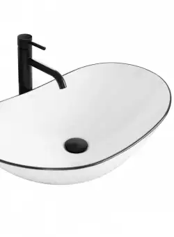 Lavoar Royal Black Edge ceramica sanitara – 62,5 cm