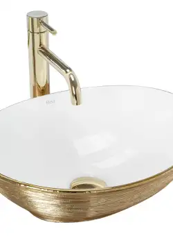 Lavoar Sofia auriu periat L41 cm