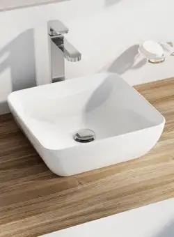 Lavoar tip bol Ravak Uni 380 S Slim 38x38x12.5cm alb