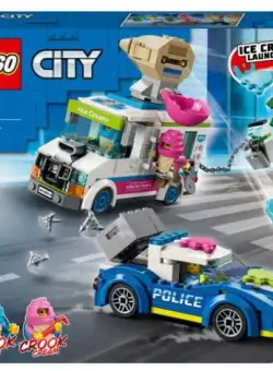 LEGO® City Politia in urmarirea furgonetei cu inghetata 60314