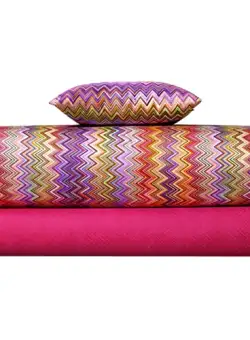 Lenjerie de pat Missoni John 250x200cm 2 fete perna 50x80cm culoare 156