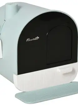 Litiera pisici PawHut, accesorii incluse, 43x44x47cm, verde | Aosom RO