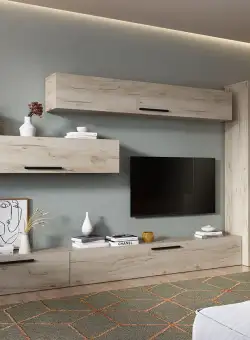 Living Pati 001 - Mobila Sufragerie Stejar