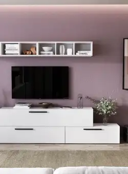 Living Pati 057 - Mobila Sufragerie Alba