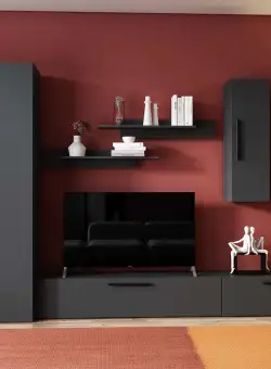 Living Pati 162 - Mobila Sufragerie Gri Antracit