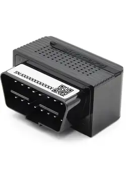 Localizator auto OBD2 GPS Tracker Techstar® B21, Instrumente de diagnosticare GSM, Aplicatie software online gratuita, 9-36 V, IPX 56, Negru