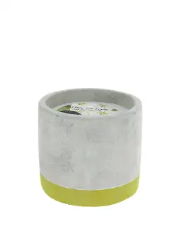 Lumanare exterior La Francaise Outdoor Pot Beton Peint Olive Tree Citronnella 180g