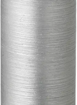 Lumanare La Francaise Colorama de Fetes Cylindre d 7cm h 15cm 25 ore argintiu