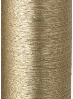 Lumanare La Francaise Colorama de Fetes Cylindre d 7cm h 15cm 25 ore auriu