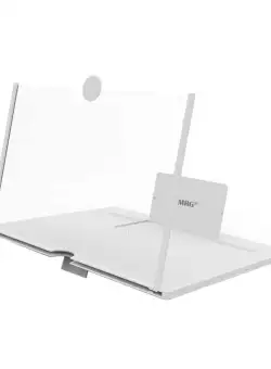 Lupa Telefon MRG M-598, 8 inch, Pliabil, Alb C599