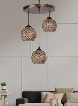 Lustra Crayon Chandelier, Bej