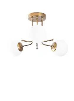 Lustra Daisy, Auriu Alb