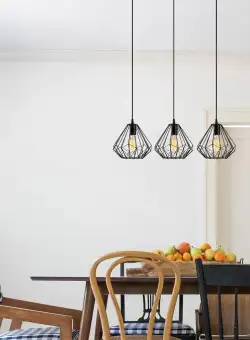 Lustra Diamond Chandelier, Negru