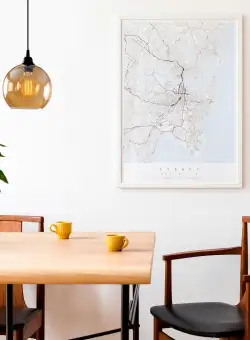 Lustra Eiran, Auriu/Negru