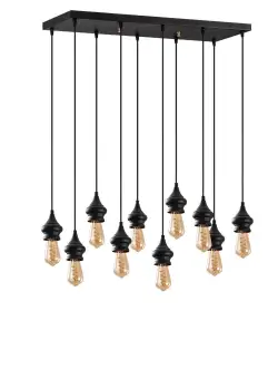 Lustra Exolamp, Negru