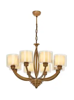 Lustra Hunt Chandelier 1876-81, Crem