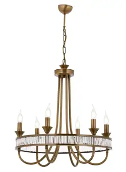 Lustra Hunt Chandelier 1890-6, Vintage