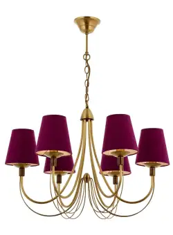 Lustra Hunt Chandelier 4325-6, Violet