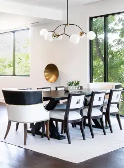 Lustra Kromozom Chandelier, Alb