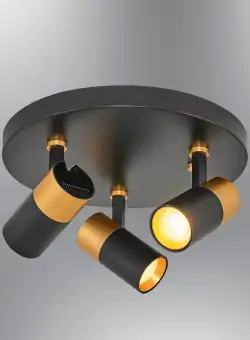 Lustra L1628 Chandelier, Negru