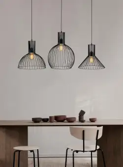 Lustra Luminar 68, Negru