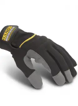 Manusi de protectie cu fixare prin scai marime M