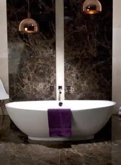 Marmura Maron Emperador Polisata, 60 x 30 x 2 cm