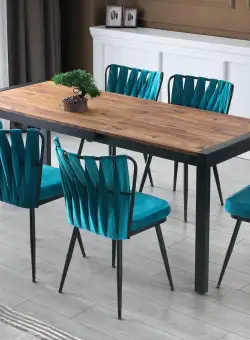 Masa Bucatarie Silva, Stejar, 120x75x74 cm